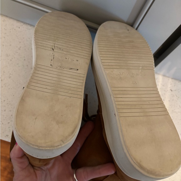 J/slides TORRIE Cognac Waterproof Suede bootie Size 6.5 - Picture 10 of 10